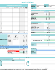 operational flight plan balloon
